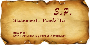 Stubenvoll Paméla névjegykártya